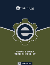 Assisted Living Tech Resource - Remote Work Tech Checklist